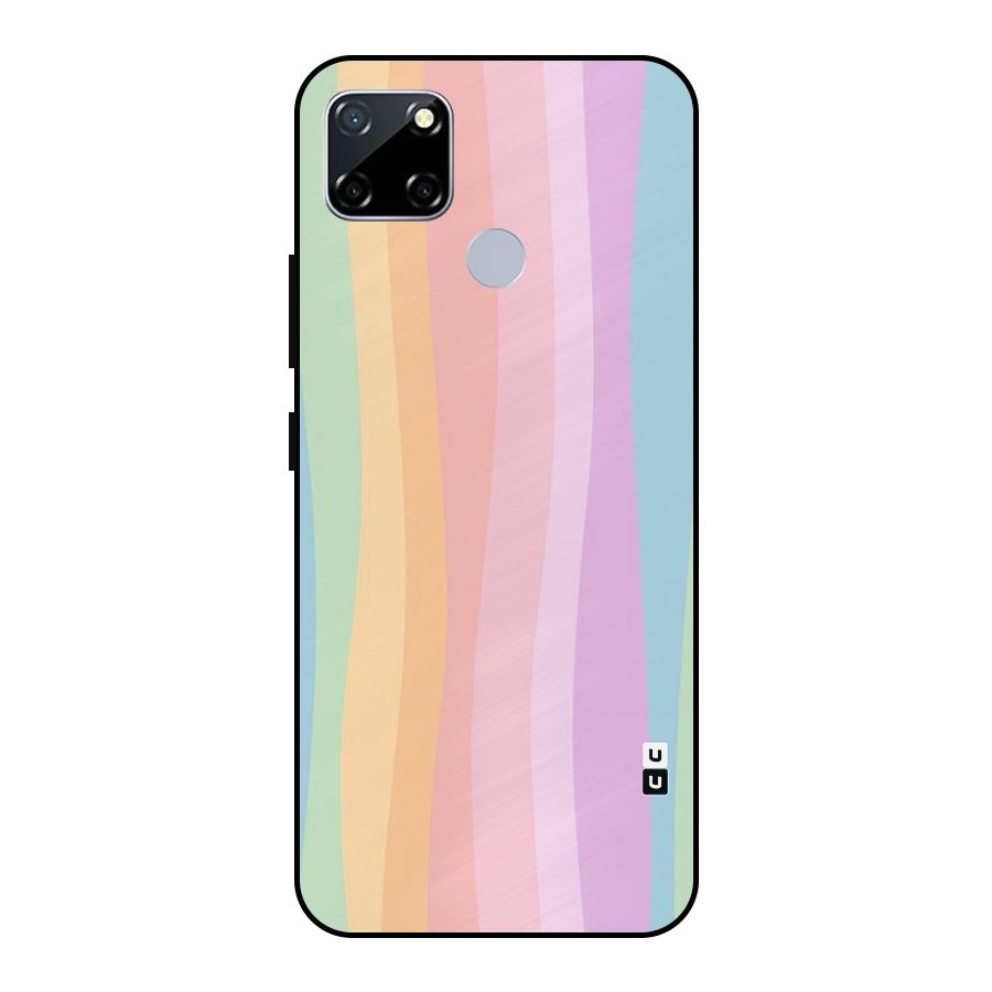 Pastel Curves Metal Back Case for Realme Narzo 20