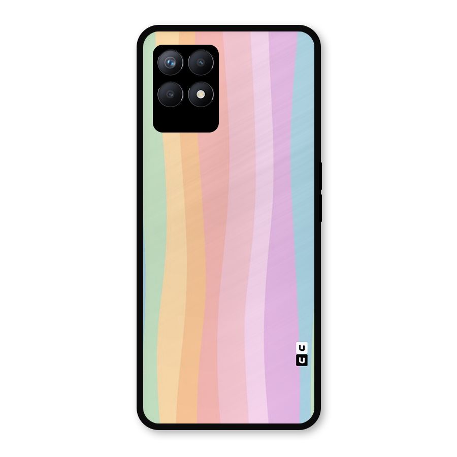 Pastel Curves Metal Back Case for Realme Narzo 50