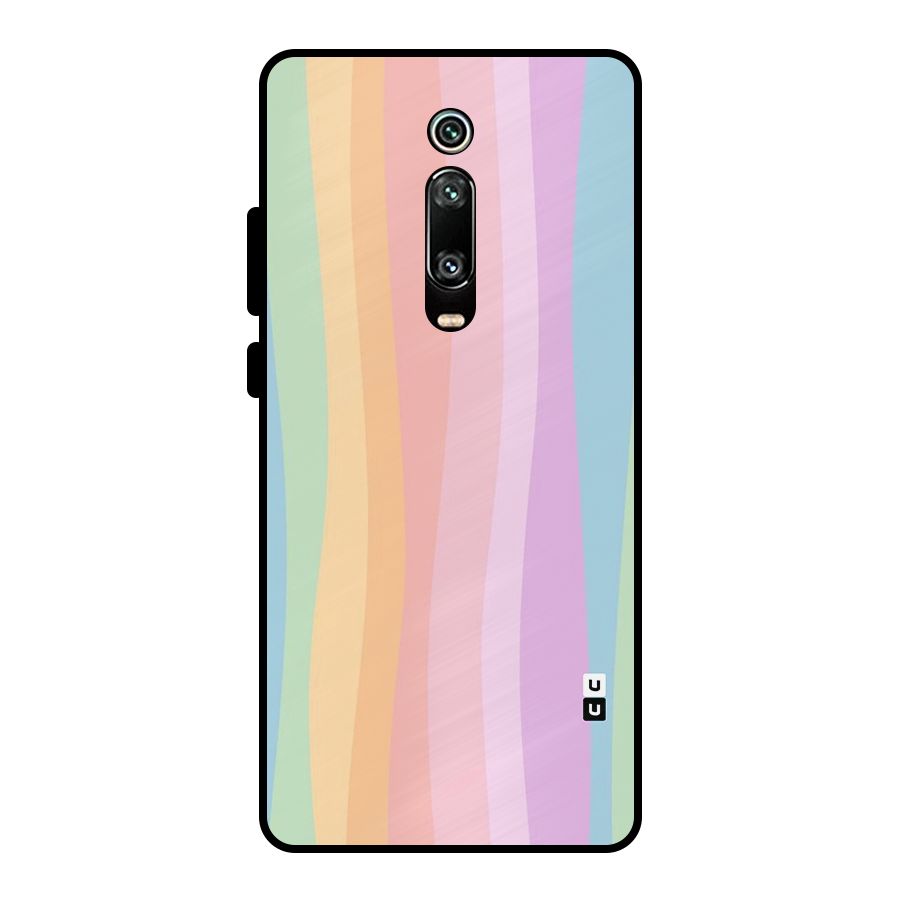Pastel Curves Metal Back Case for Redmi K20