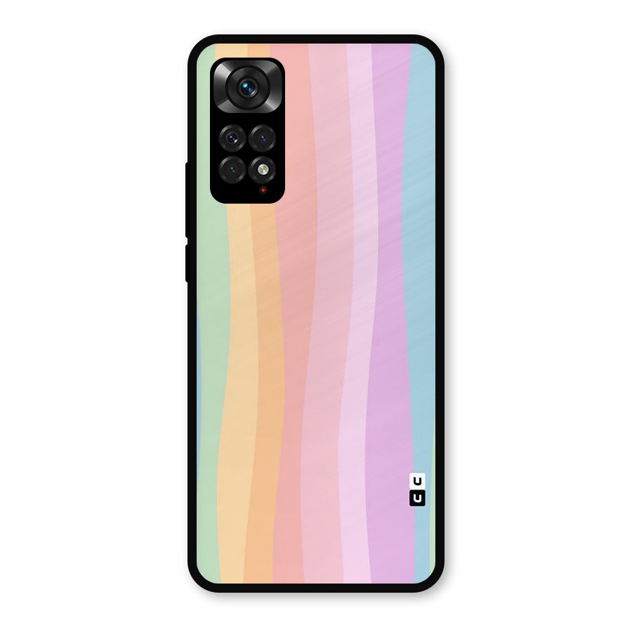 Pastel Curves Metal Back Case for Redmi Note 11s