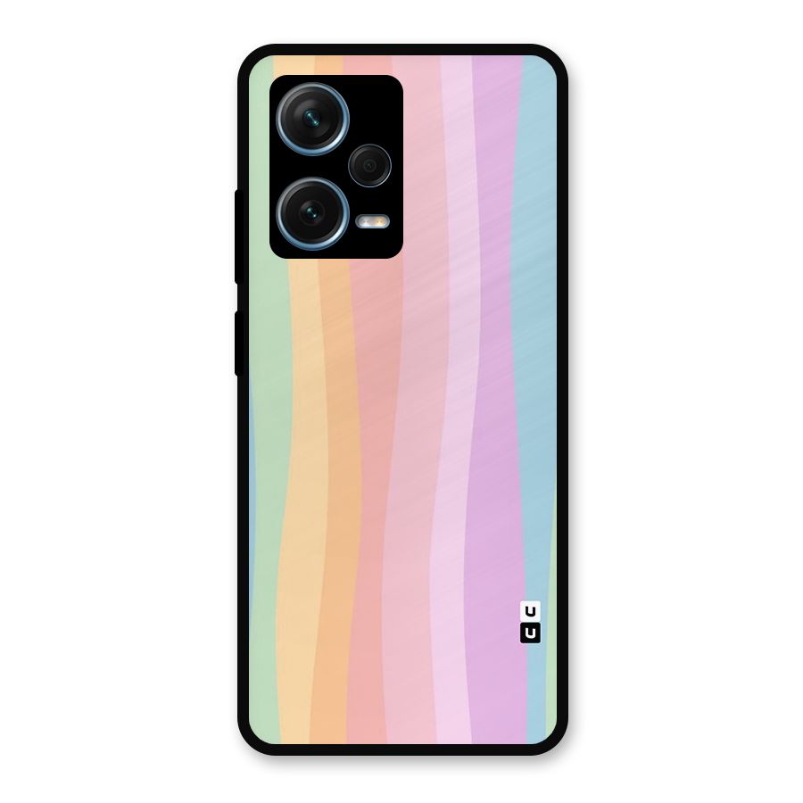Pastel Curves Metal Back Case for Redmi Note 12 Pro Plus 5G