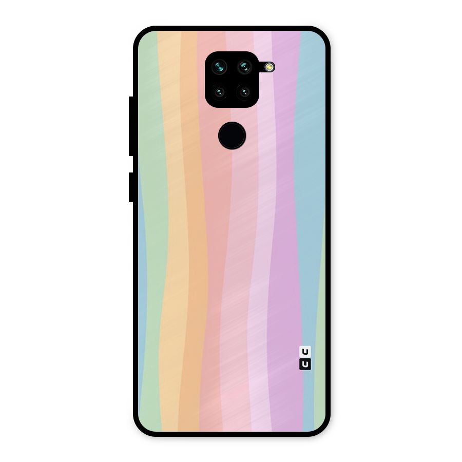 Pastel Curves Metal Back Case for Redmi Note 9