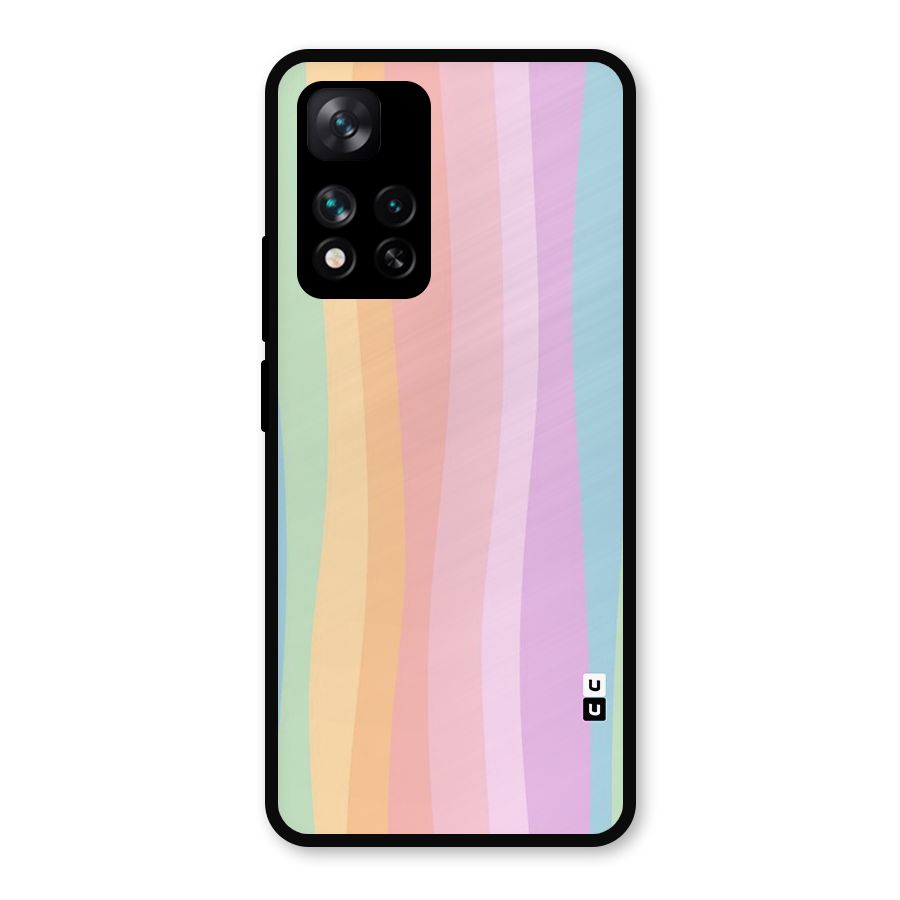 Pastel Curves Metal Back Case for Xiaomi 11i 5G