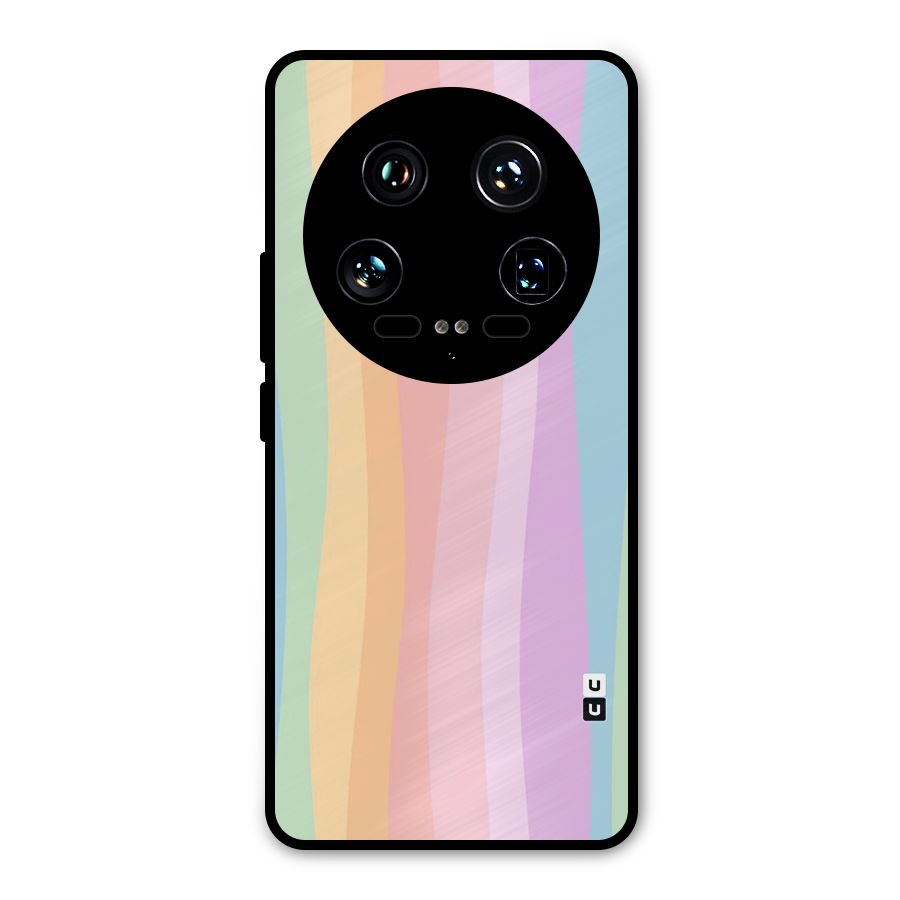 Pastel Curves Metal Back Case for Xiaomi 14 Ultra