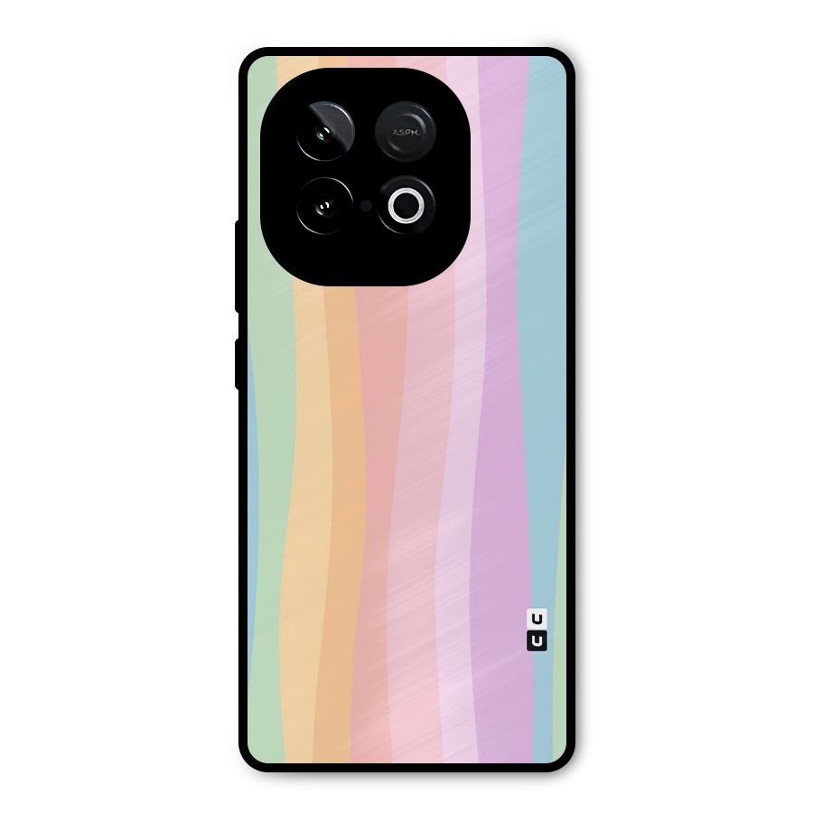 Pastel Curves Metal Back Case for iQOO Neo 10