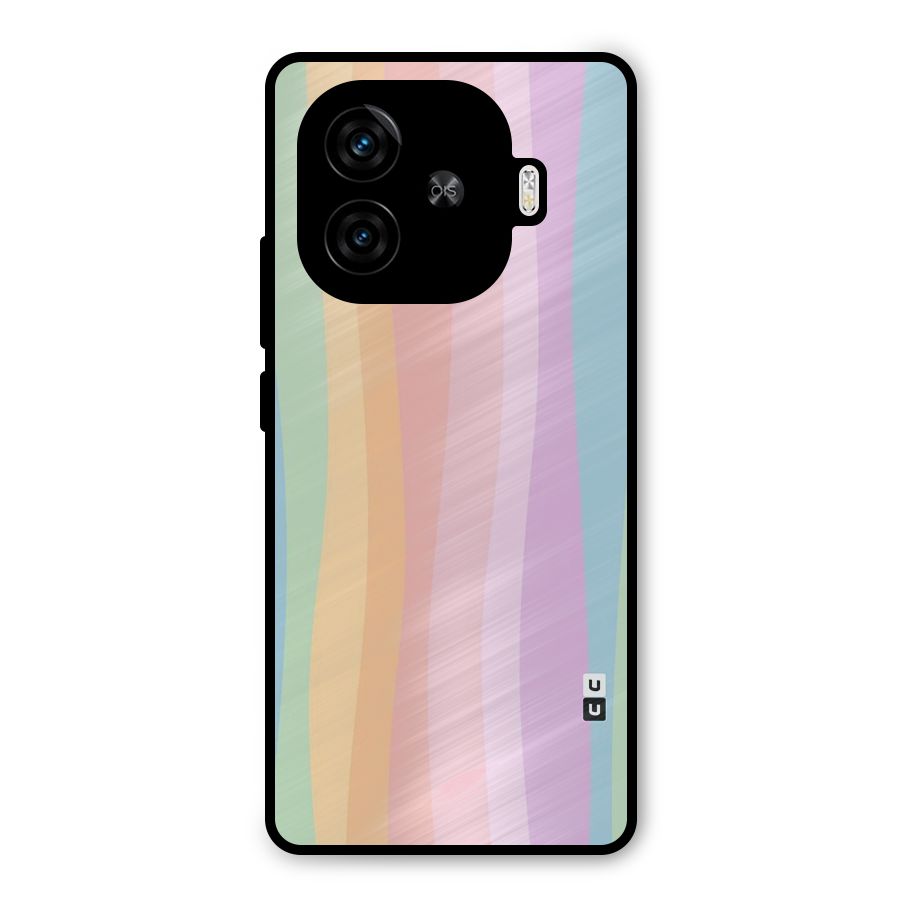 Pastel Curves Metal Back Case for iQOO Neo 10R