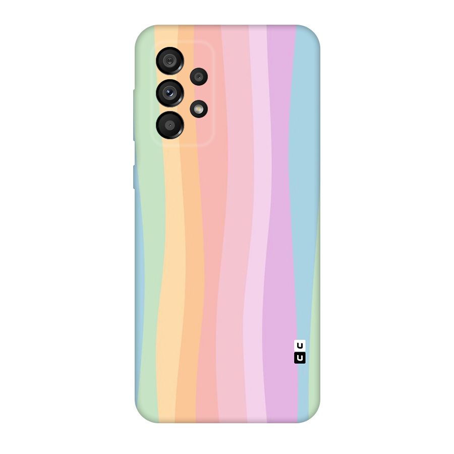 Pastel Curves Original Polycarbonate Back Case for Galaxy A73 5G