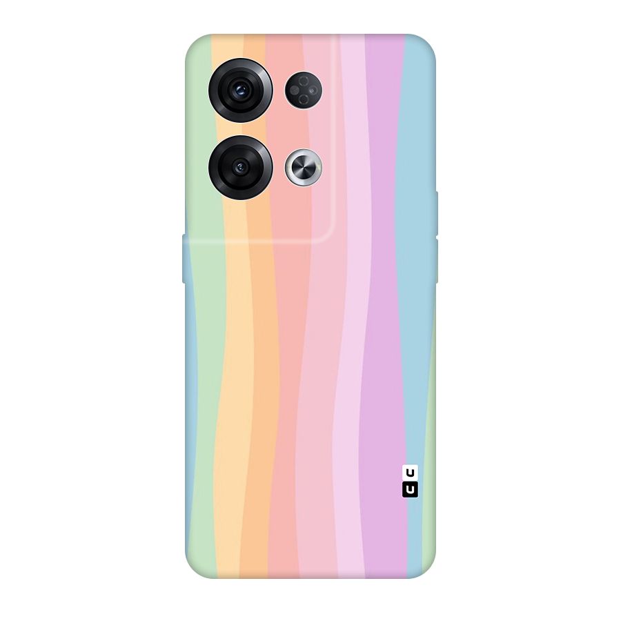 Pastel Curves Original Polycarbonate Back Case for Oppo Reno8 Pro 5G