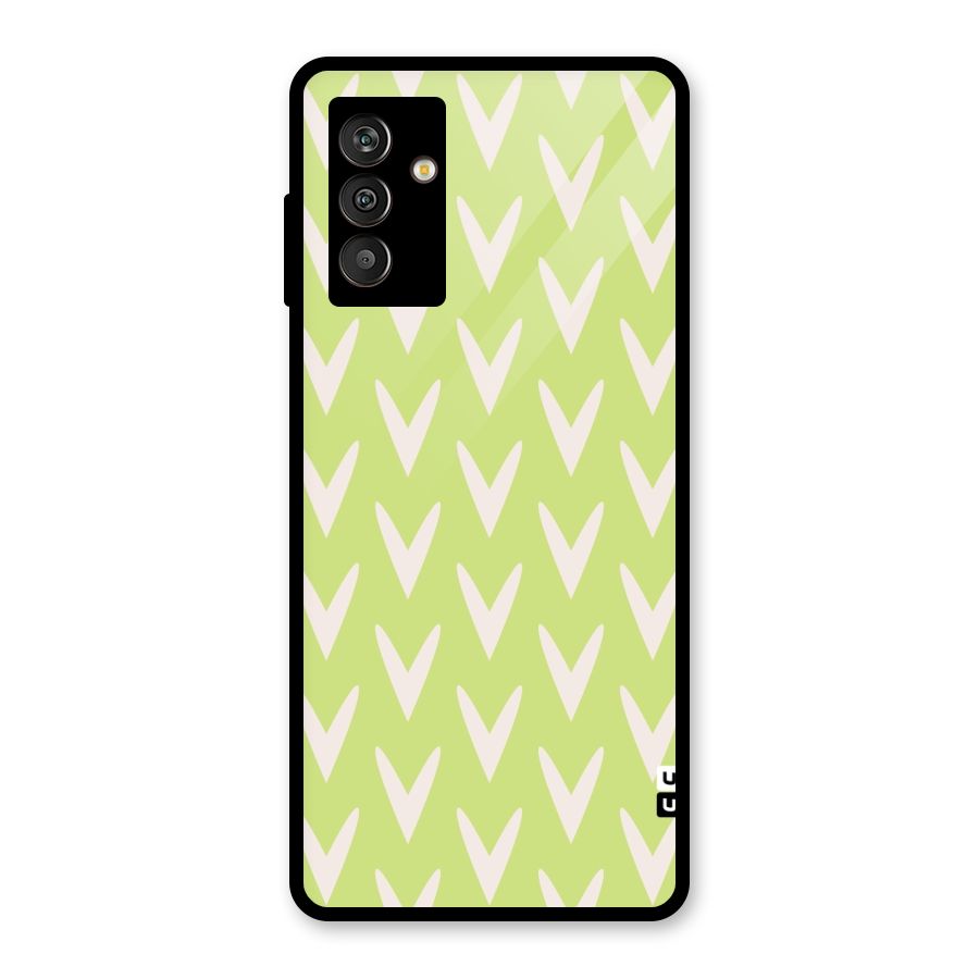 Pastel Green Grass Glass Back Case for Galaxy M13