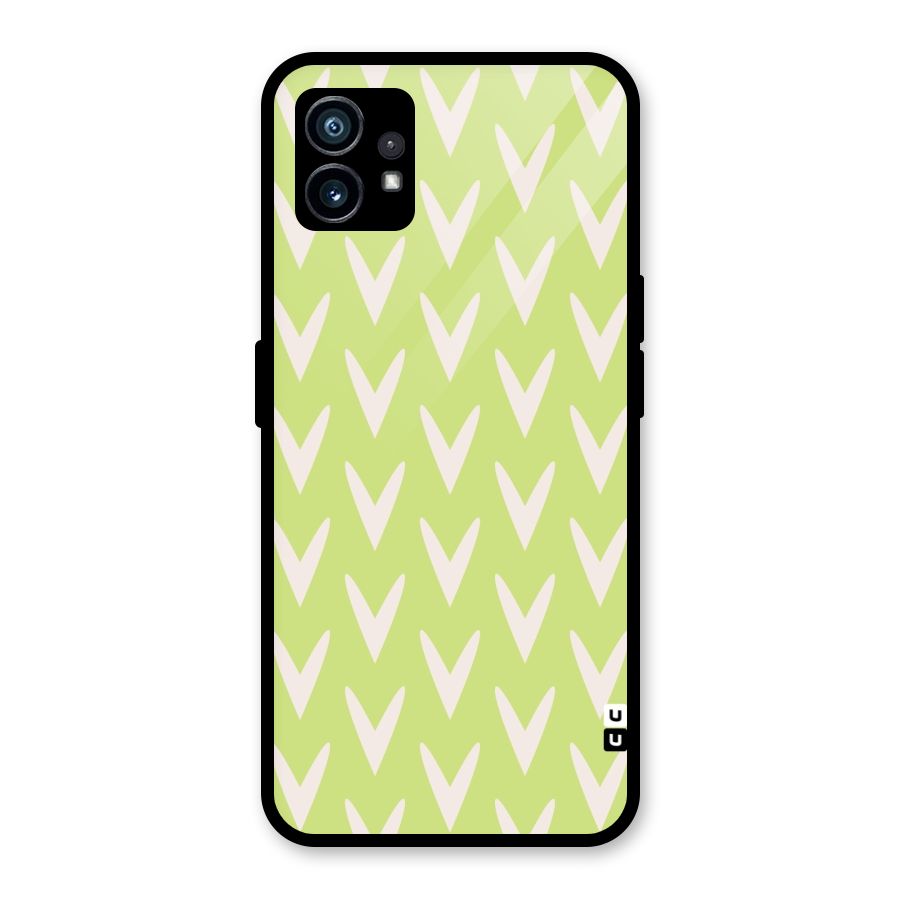 Pastel Green Grass Glass Back Case for Nothing Phone 1