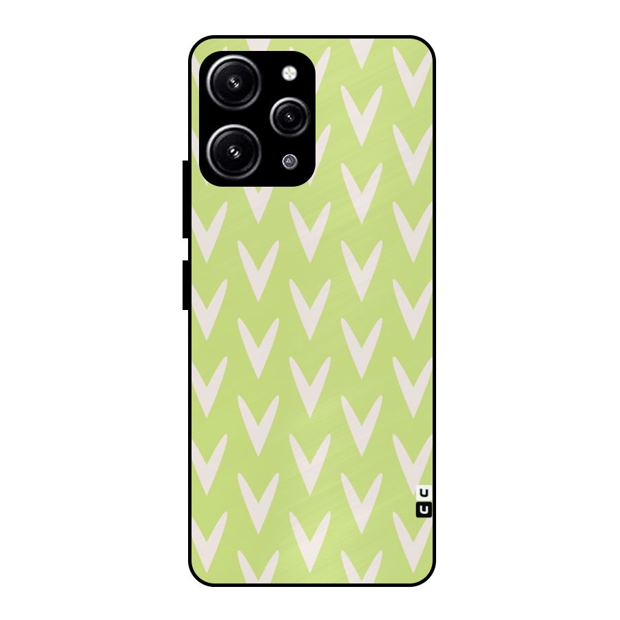Pastel Green Grass Glass Back Case for Redmi 12 4G