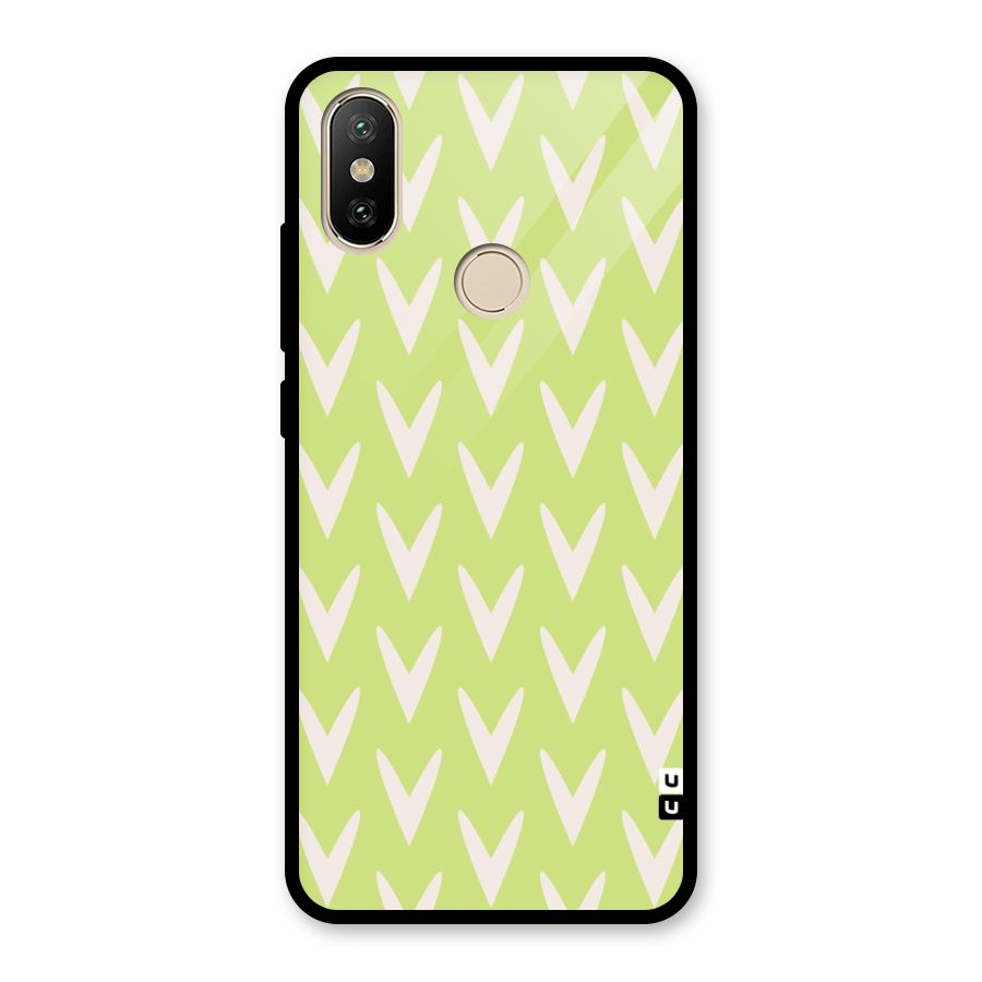 Pastel Green Grass Glass Back Case for Redmi A2