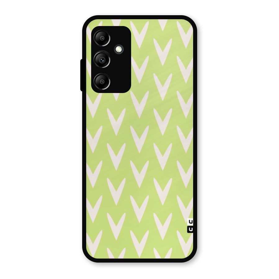 Pastel Green Grass Metal Back Case for Galaxy A14 5G