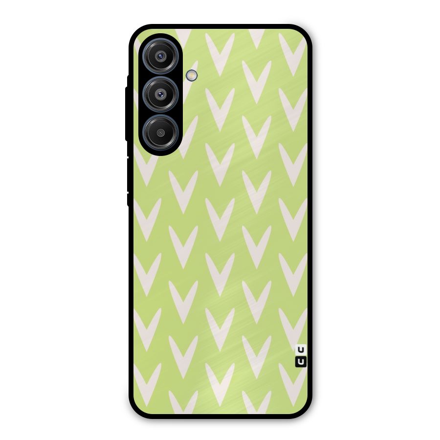 Pastel Green Grass Metal Back Case for Galaxy A16 5G