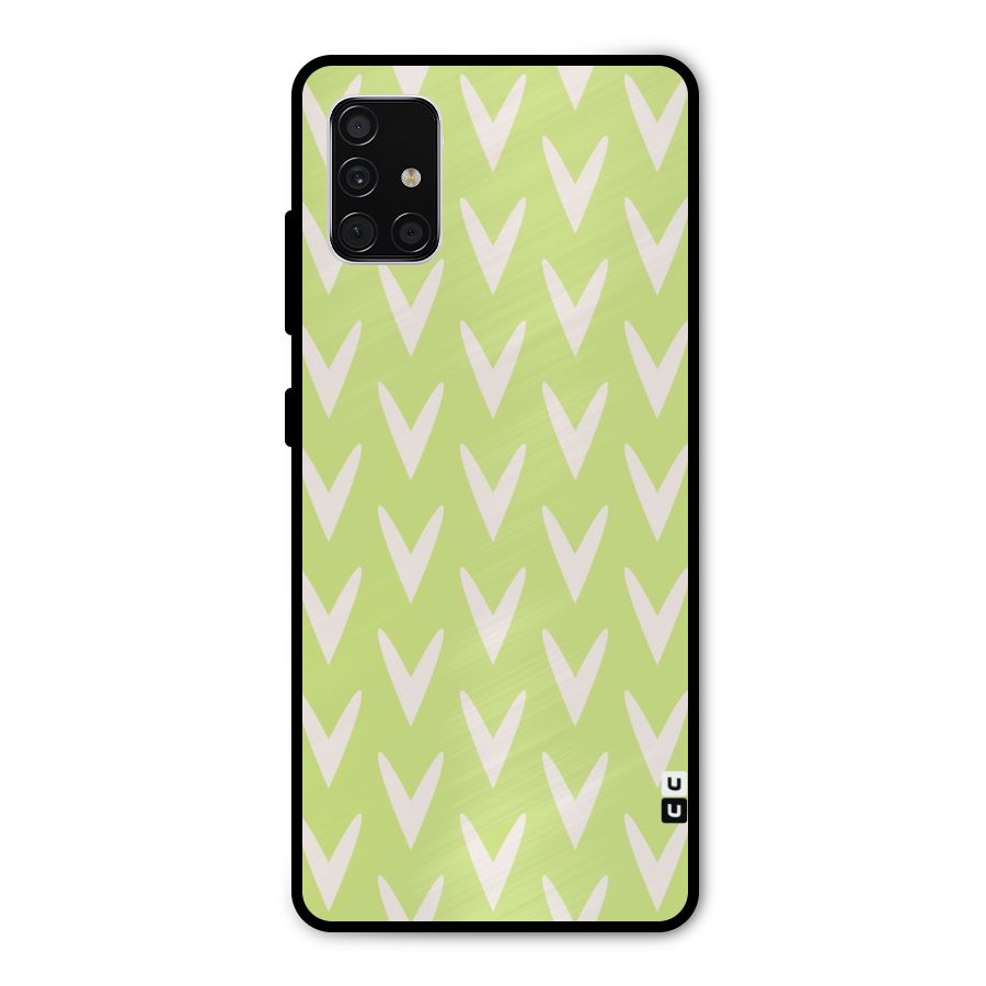Pastel Green Grass Metal Back Case for Galaxy A51