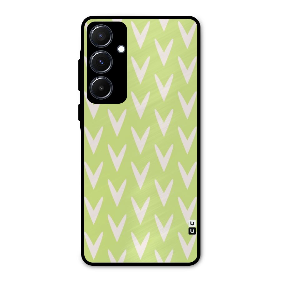 Pastel Green Grass Metal Back Case for Galaxy A55