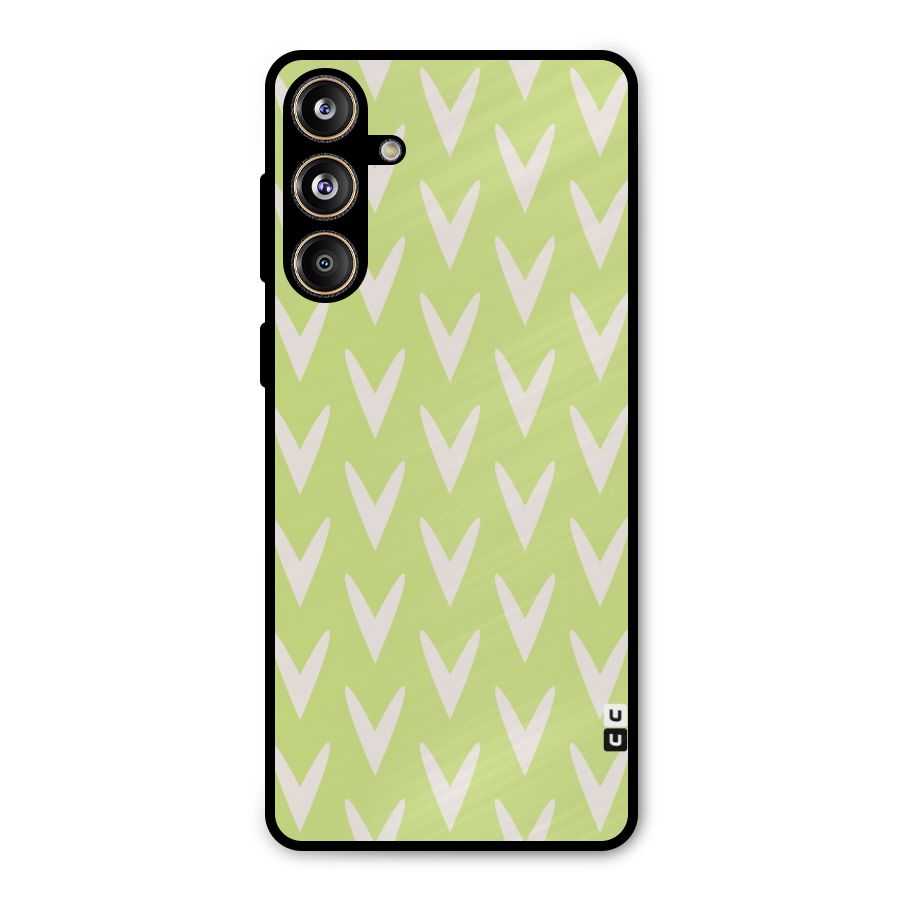 Pastel Green Grass Metal Back Case for Galaxy F55