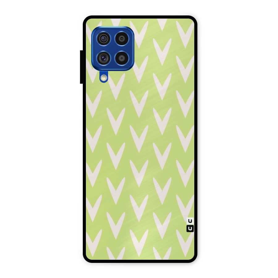 Pastel Green Grass Metal Back Case for Galaxy F62