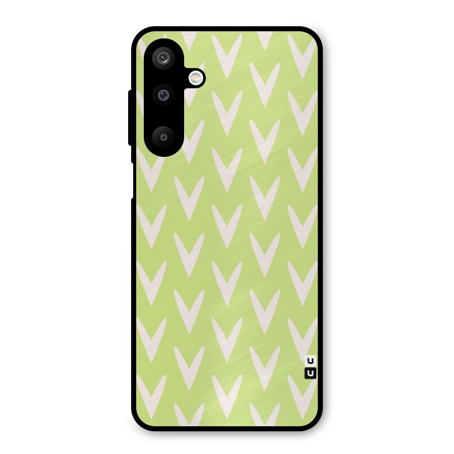 Pastel Green Grass Metal Back Case for Galaxy M16