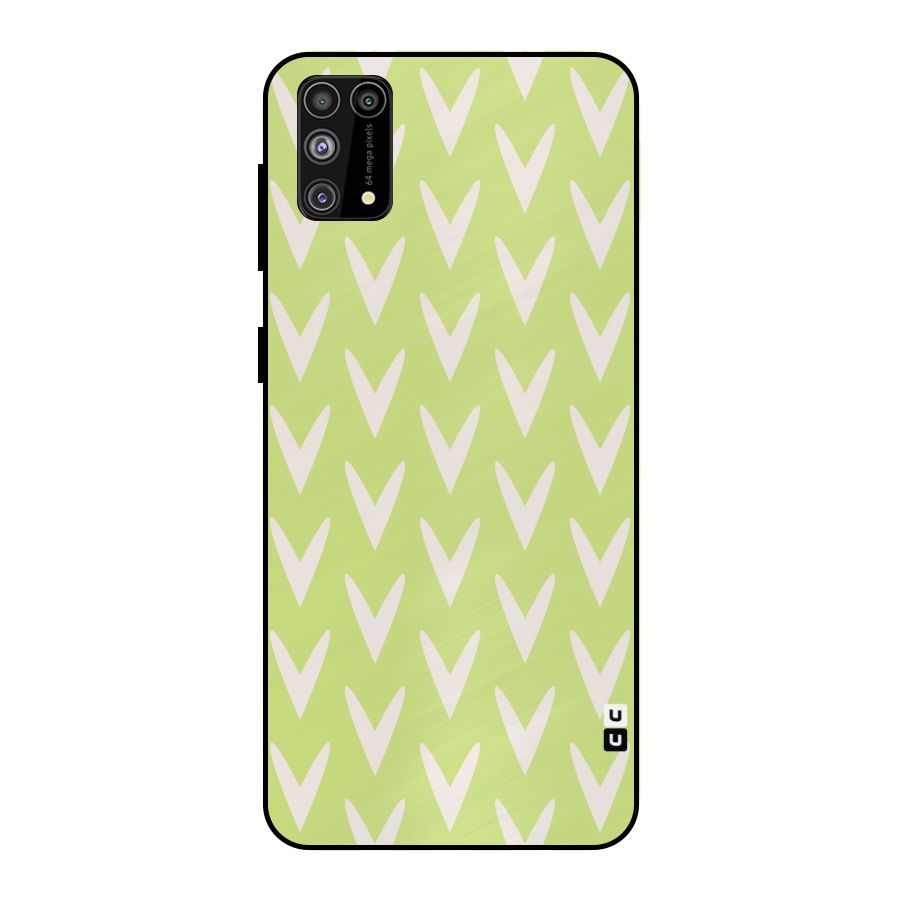 Pastel Green Grass Metal Back Case for Galaxy M31