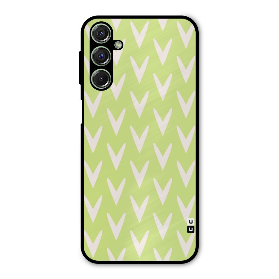 Pastel Green Grass Metal Back Case for Galaxy M34