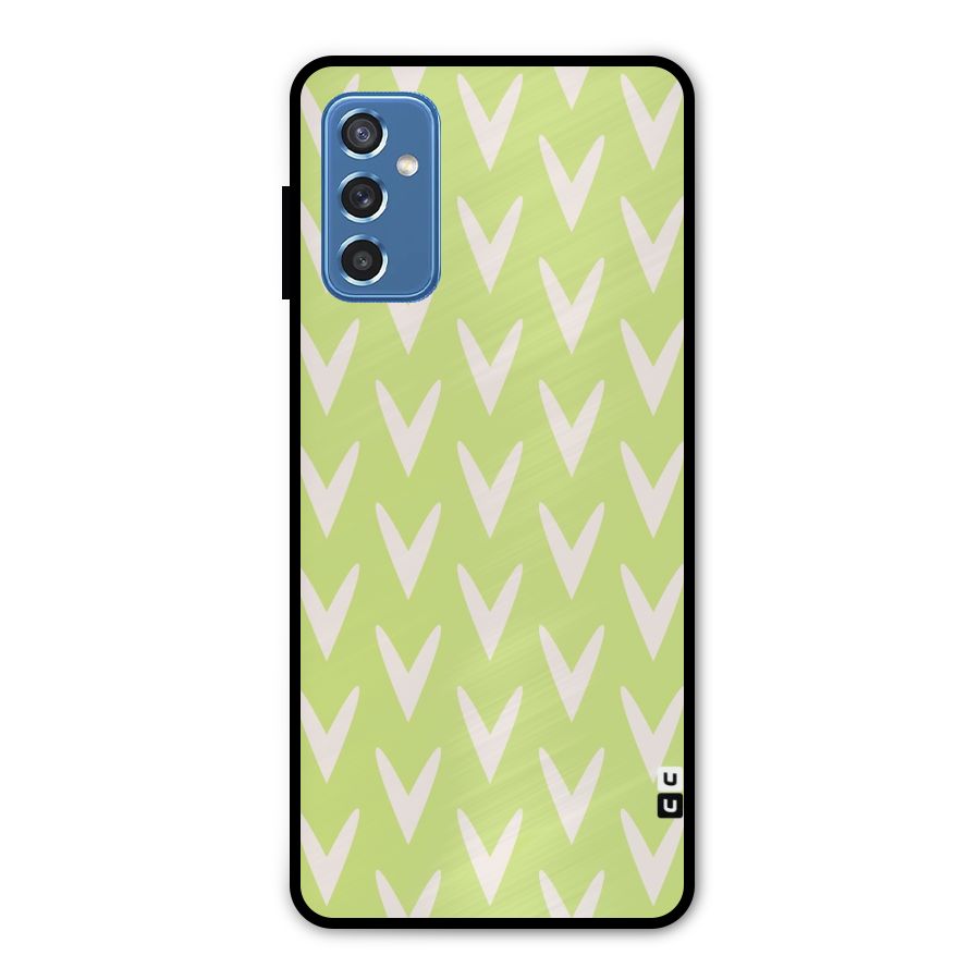 Pastel Green Grass Metal Back Case for Galaxy M52 5G