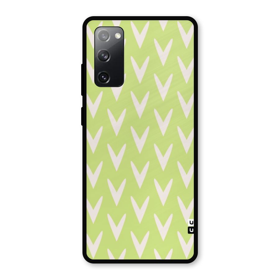 Pastel Green Grass Metal Back Case for Galaxy S20 FE
