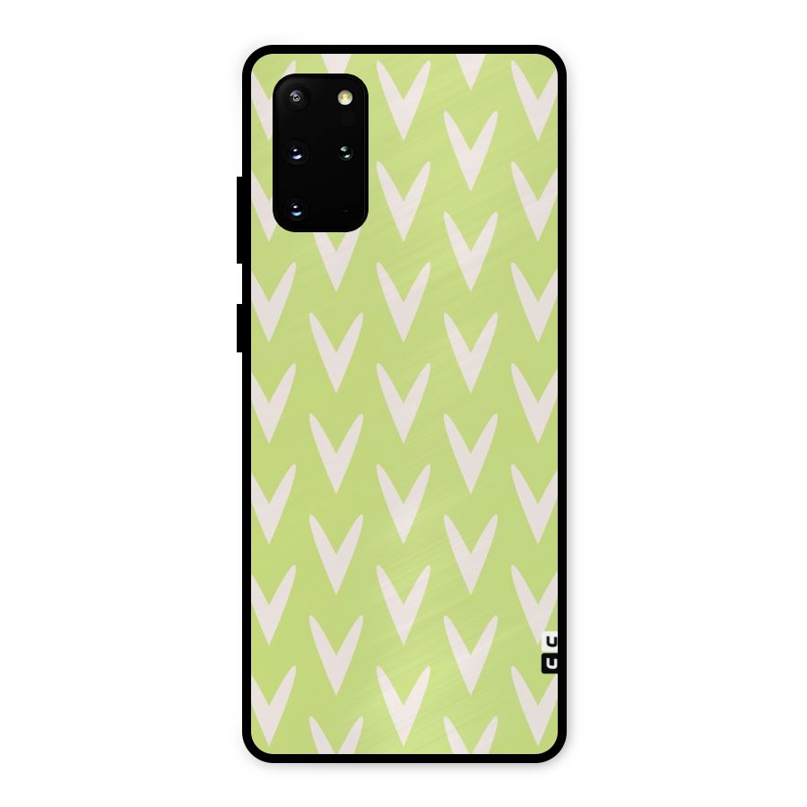 Pastel Green Grass Metal Back Case for Galaxy S20 Plus