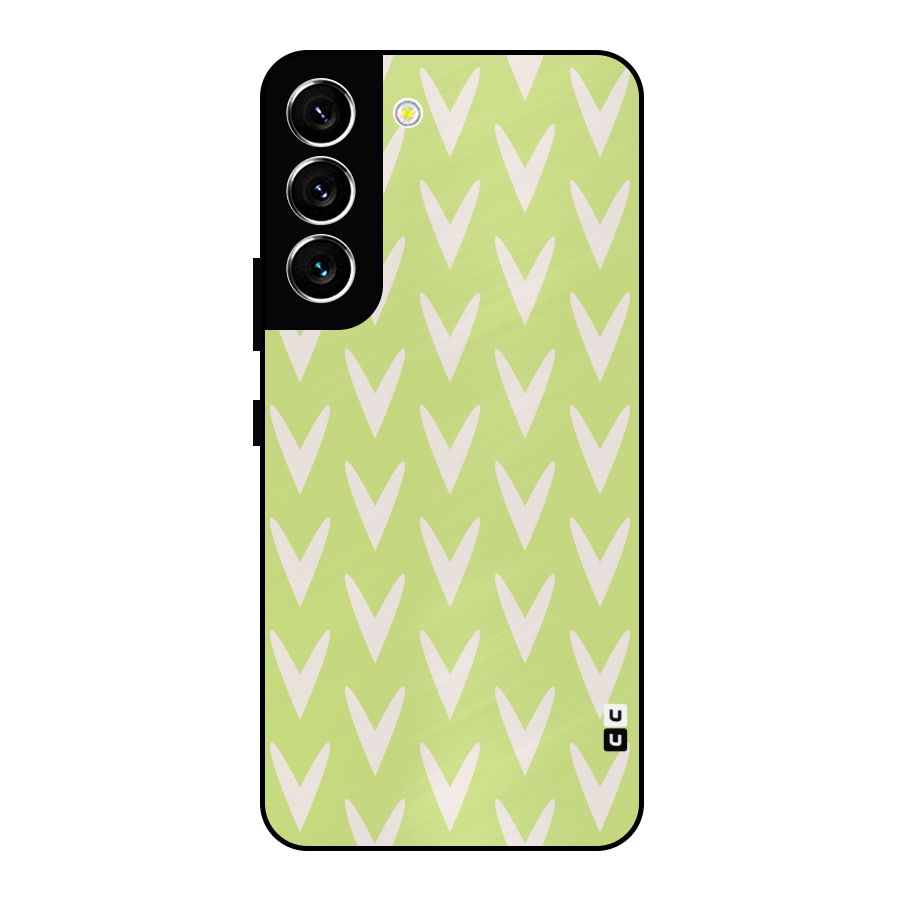 Pastel Green Grass Metal Back Case for Galaxy S22 5G