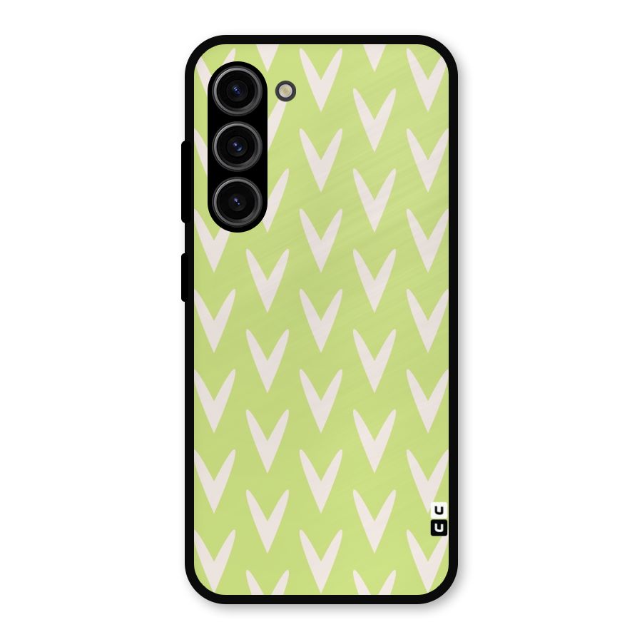 Pastel Green Grass Metal Back Case for Galaxy S23