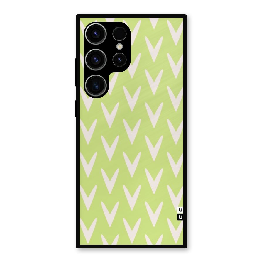 Pastel Green Grass Metal Back Case for Galaxy S23 Ultra