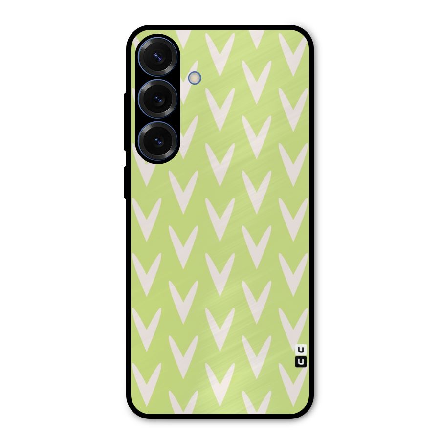 Pastel Green Grass Metal Back Case for Galaxy S25 Plus