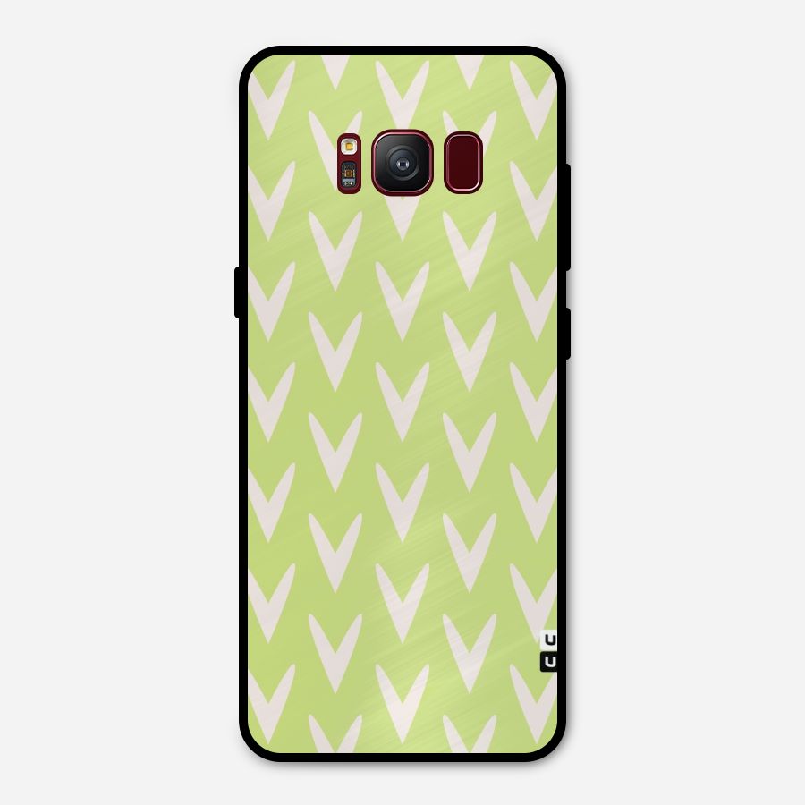 Pastel Green Grass Metal Back Case for Galaxy S8