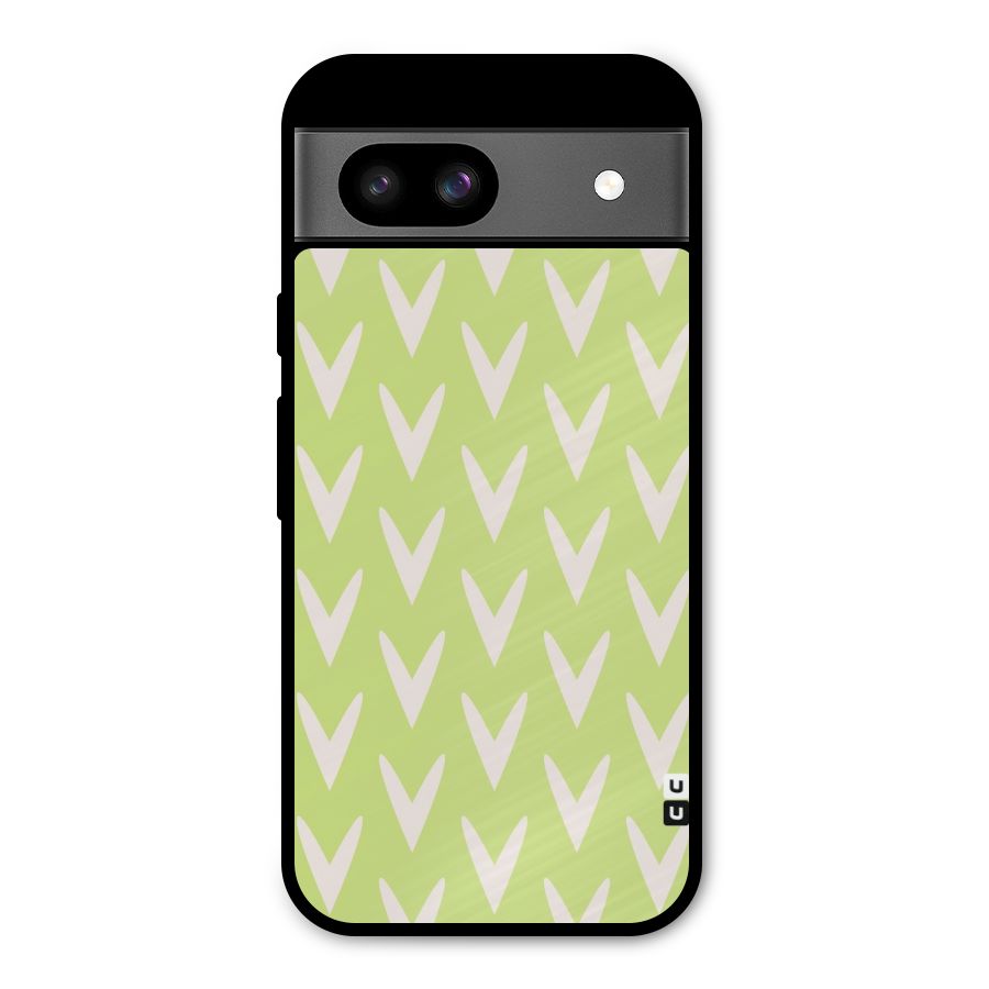 Pastel Green Grass Metal Back Case for Google Pixel 8a