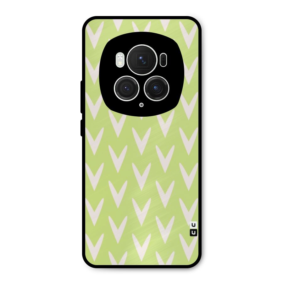 Pastel Green Grass Metal Back Case for Honor Magic6 Pro