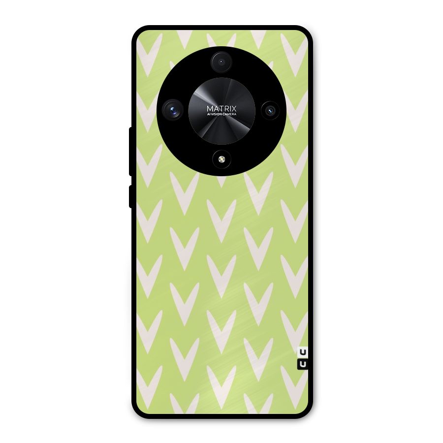 Pastel Green Grass Metal Back Case for Honor X9b