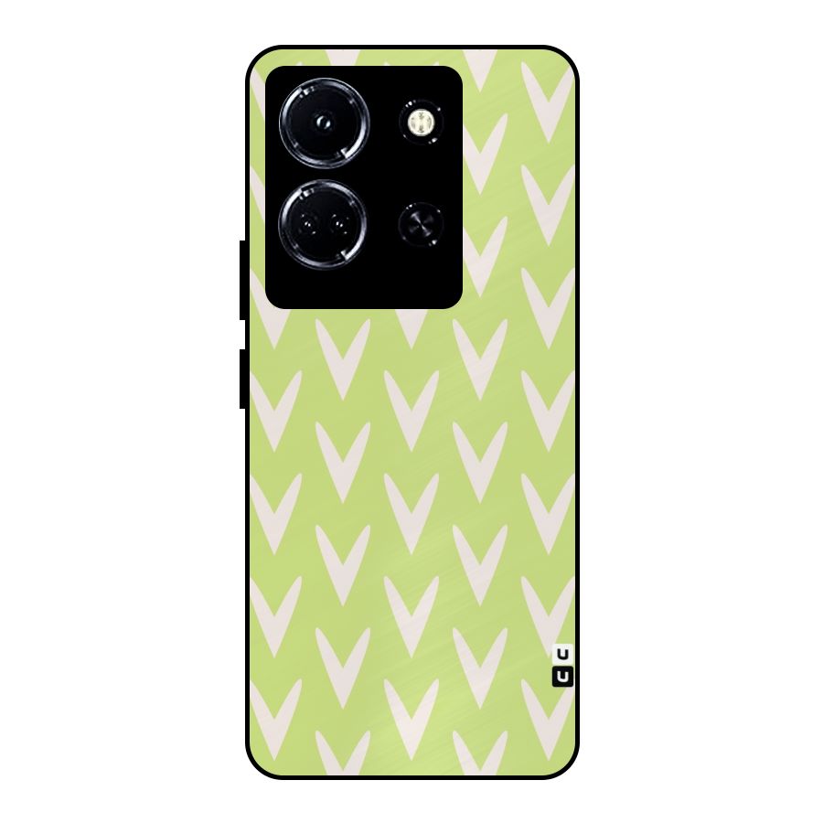 Pastel Green Grass Metal Back Case for Infinix Note 30 5G