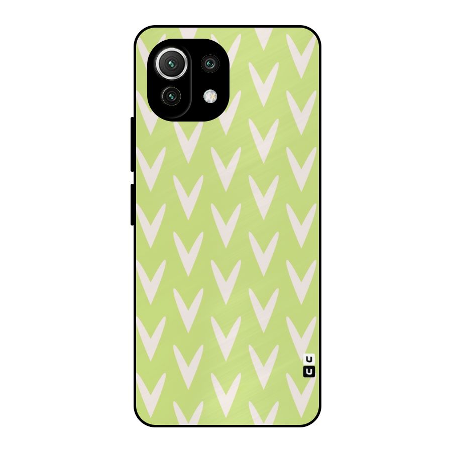 Pastel Green Grass Metal Back Case for Mi 11 Lite NE 5G