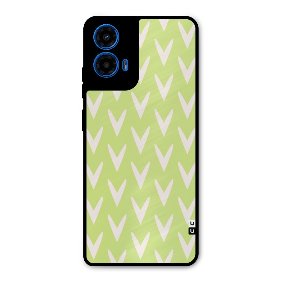 Pastel Green Grass Metal Back Case for Moto G45