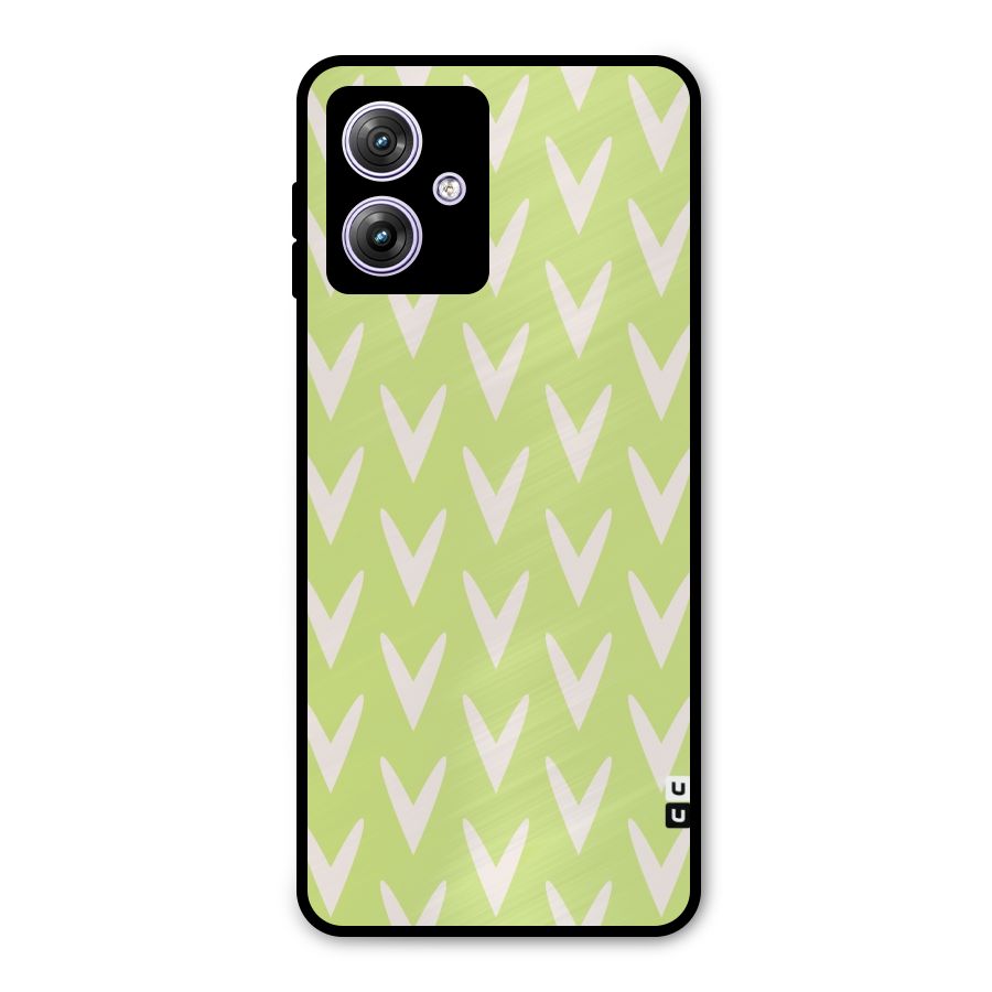 Pastel Green Grass Metal Back Case for Moto G64