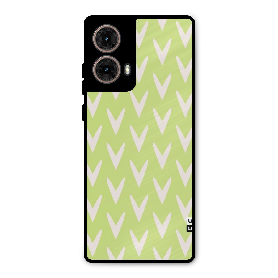 Pastel Green Grass Metal Back Case for Moto G85