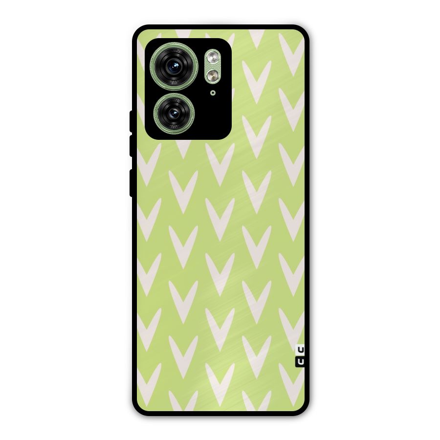 Pastel Green Grass Metal Back Case for Motorola Edge 40 5G