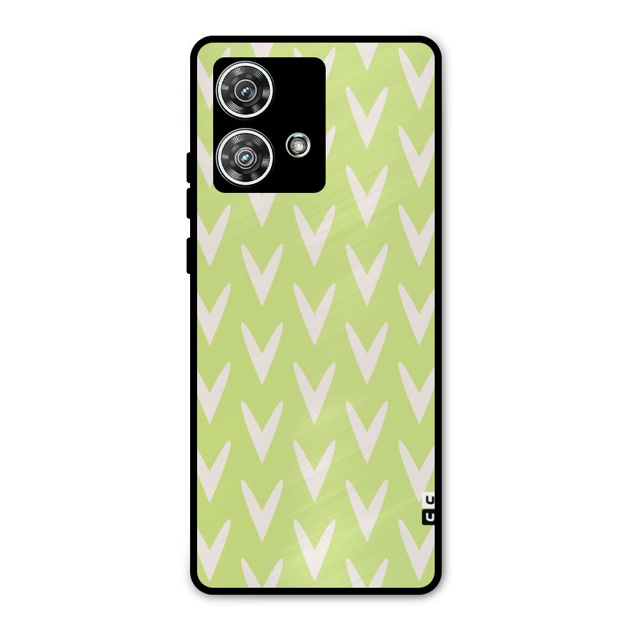 Pastel Green Grass Metal Back Case for Motorola Edge 40 Neo