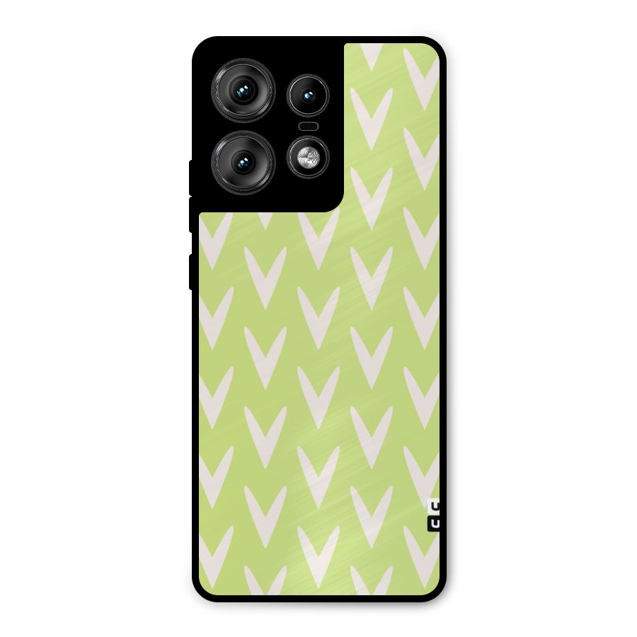 Pastel Green Grass Metal Back Case for Motorola Edge 50 Pro