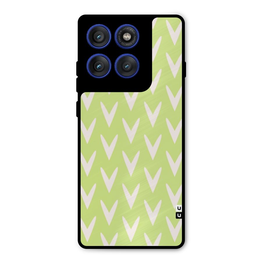Pastel Green Grass Metal Back Case for Motorola Edge 60 Pro