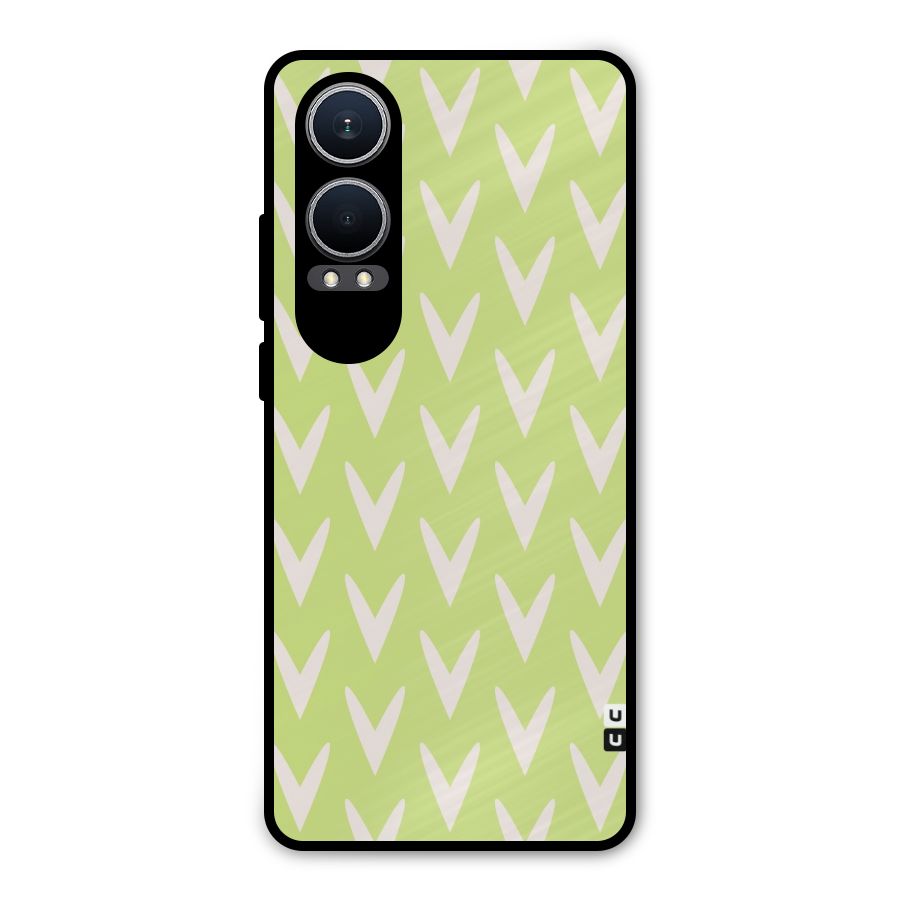 Pastel Green Grass Metal Back Case for OnePlus Nord CE4 Lite