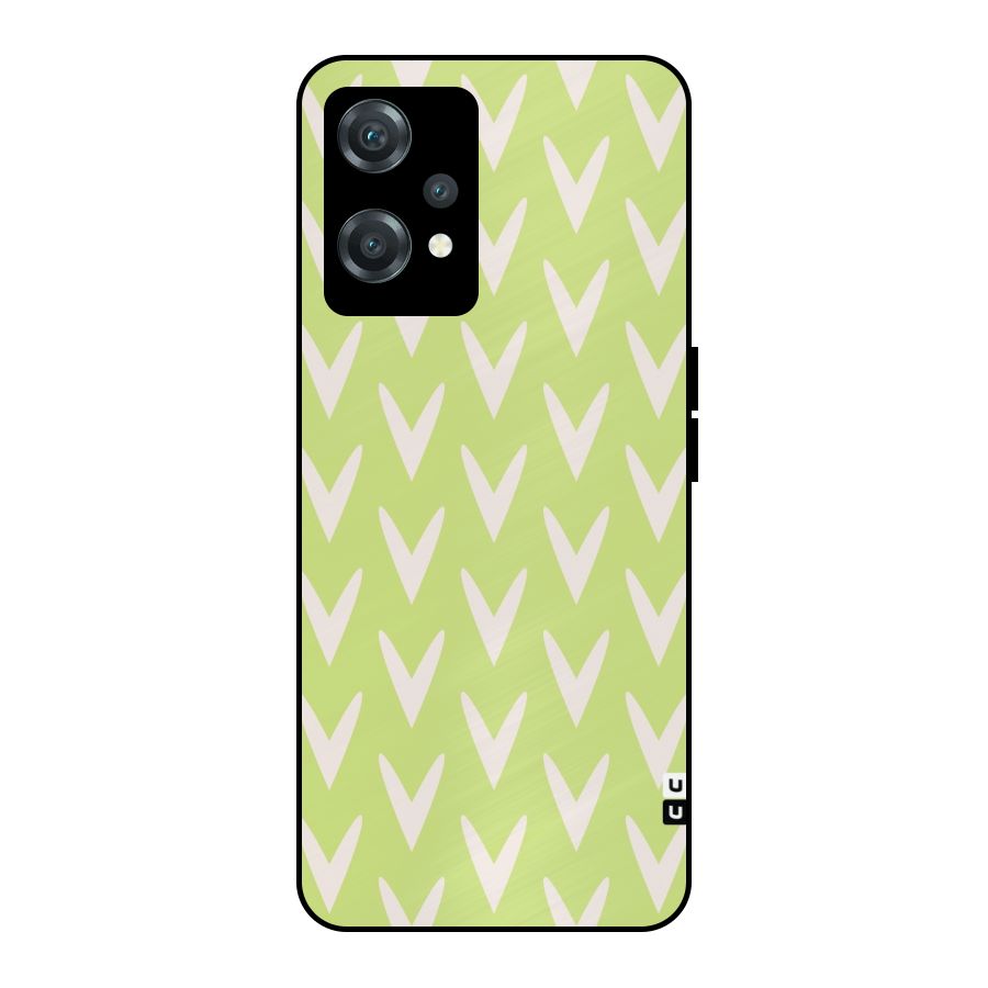 Pastel Green Grass Metal Back Case for OnePlus Nord CE 2 Lite 5G