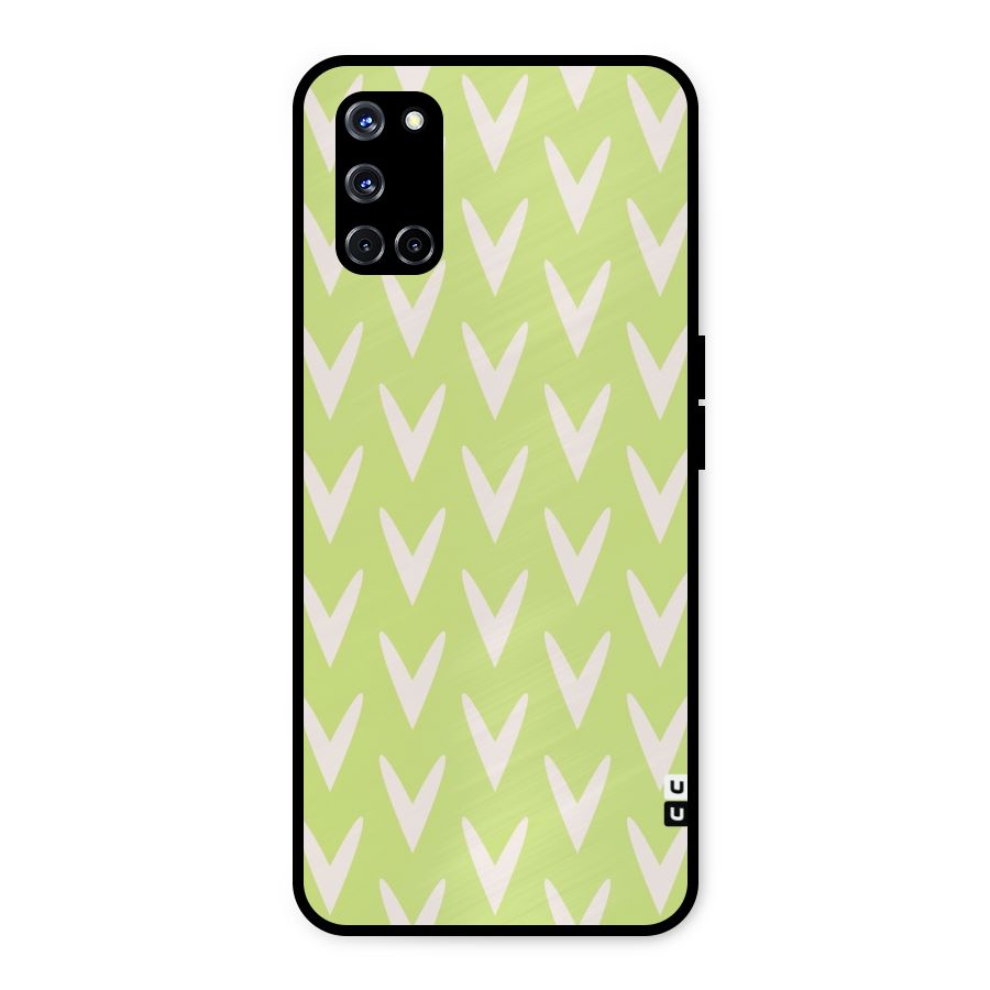 Pastel Green Grass Metal Back Case for Oppo A52