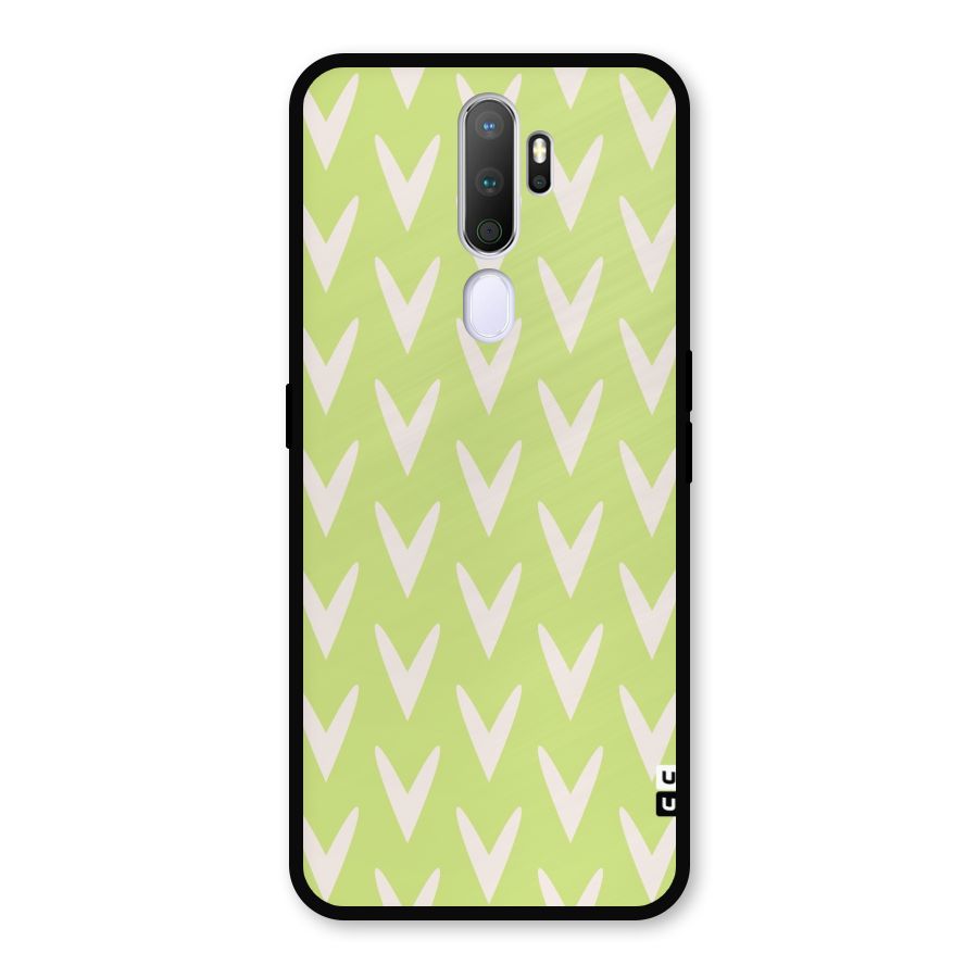 Pastel Green Grass Metal Back Case for Oppo A9 (2020)