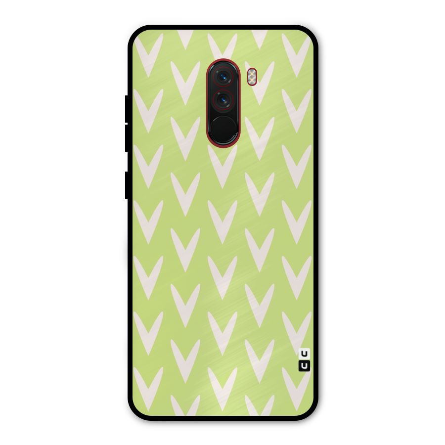 Pastel Green Grass Metal Back Case for Poco F1